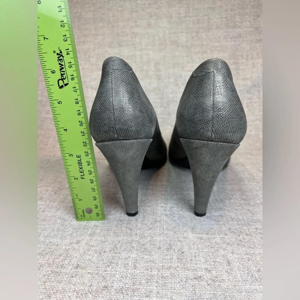 Ecco‎ Shape 75 sleek pump heels dress shoes size 41 (10-10.5) warm gray leather